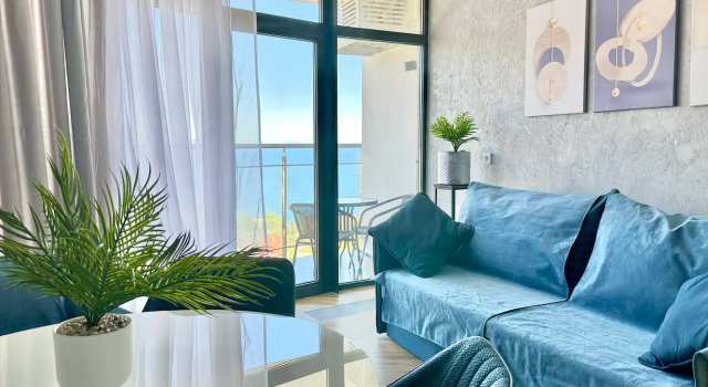 S Otdelnoy Spalney LS-Lux-Soft Blue S Vidom Na More Y Gory S 10 Etazha Apartments, Rezervovat Apartmán Alushta 