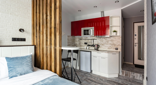 Двухместные апартаменты с видом на город Апартаменты Loft Style