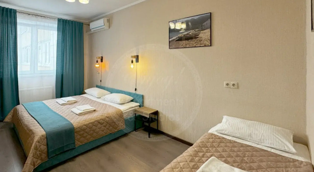 Двухместные апартаменты c 1 комнатой с балконом и с видом на город Квартира Enjoy Apartments & Studios — Некрасова, 11Б