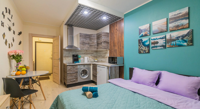 SalyutApart 6 na Muzhestva Apartments, Rezervovat Apartmán Hotely v Petrohrad s bazénem, poblíž Ploshchad Muzhestva Metro Station, Bazén
