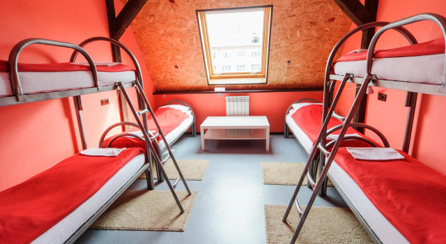 Кровать в общем номере Hostel City 57