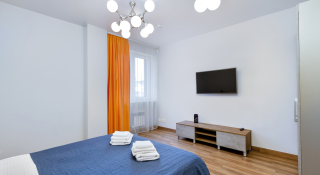 Двухместные апартаменты с видом на город Апарт-отель Apartville