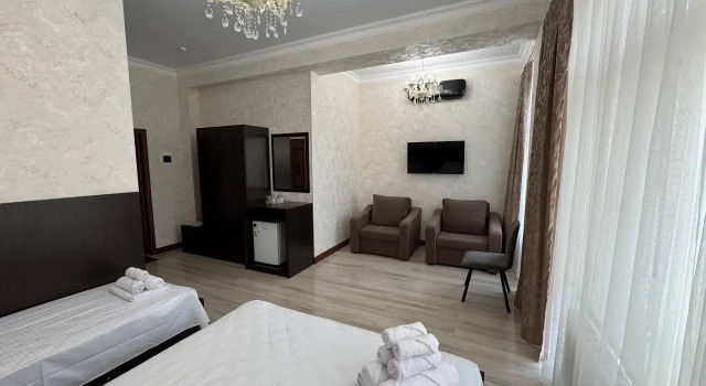Семейный номер Deluxe с панорамным видом Мини-отель Старк-КМВ
