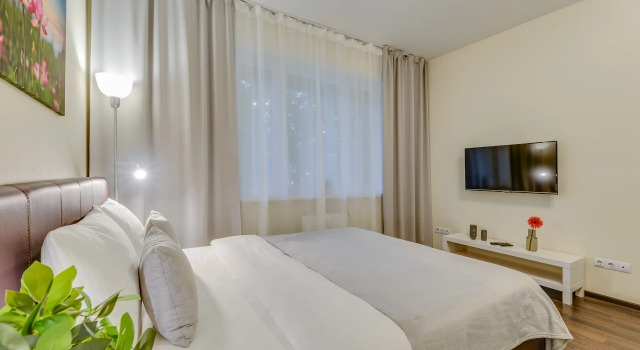 101Apart vozle akvaparka Piterland Apartments, Book Lejlighed Sankt Petersborg Sankt Petersborg