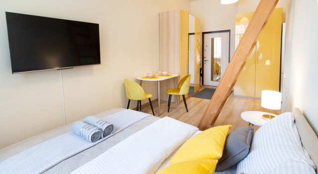 Na Klinskoy Flat, Prenota Appartamento Hotel a SAO Area con parcheggio, Parcheggio