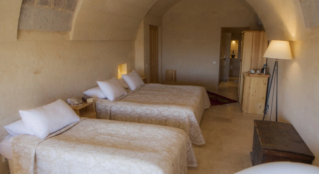 Двухместный номер Deluxe с балконом и с красивым видом из окна Kistar Cave Hotel