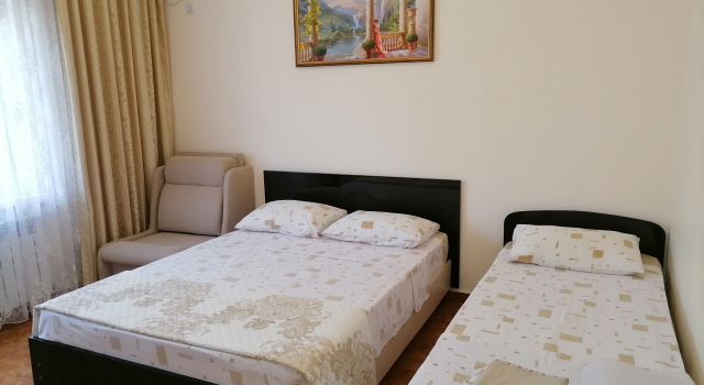 Номер Comfort с балконом и с видом на город Отель Парус