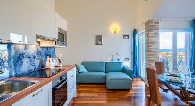 Апартаменты с 2 комнатами с балконом и с красивым видом из окна Villa Kos Murter Apartments
