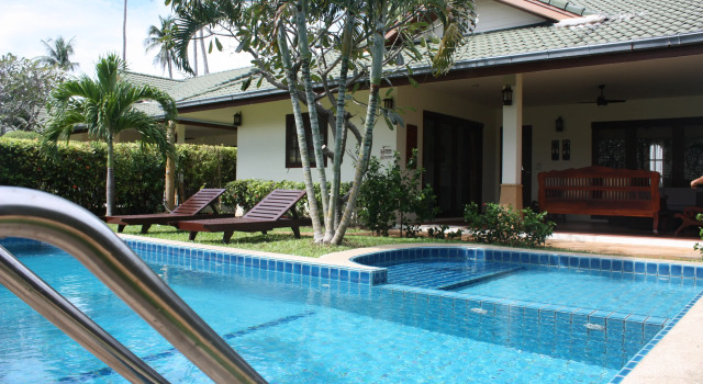 Вилла с 4 комнатами Отель Idyllic Samui Oceanfront Resort and Villas