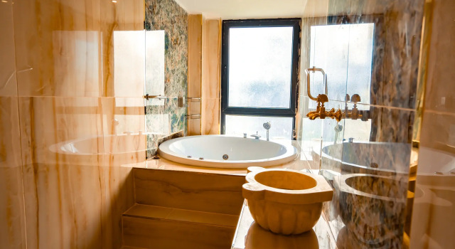 Люкс Deluxe с 2 комнатами с балконом и с видом на горы Derdin Termal Hotel