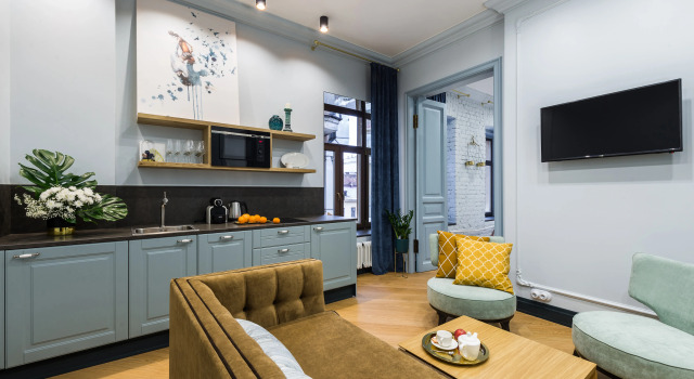 Апартаменты D apartments с 1-ой спальней и исторической печью 6, Забронировать Апартаменты/квартира Апартаменты Санкт-Петербурга, рядом с Александринский театр, Апартаменты/квартира