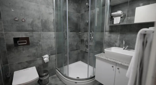 Люкс с балконом и с видом на город Marlen Hotel Bayraklı