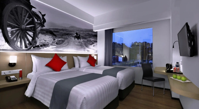 Superior Dvoulůžkový s manželskou postelí pokoj Neo+ Waru Sidoarjo Hotel