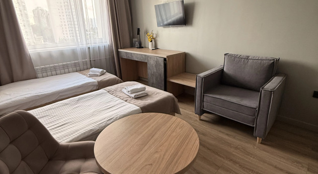 Uyutnaya Studiya s Krasivym Vidom na Leninskiy Prospekt Flat, Book Apartment Hotels in ZAO Area with a Pool, Swimming Pool