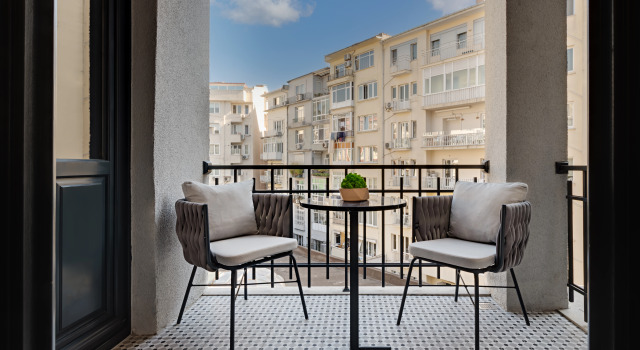 Двухместный номер Superior с балконом и с видом на город Отель Gleam Collection Hotel
