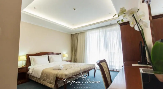 Двухместный люкс La Mer с балконом и с видом на море Отель Caspian Riviera Grand Palace