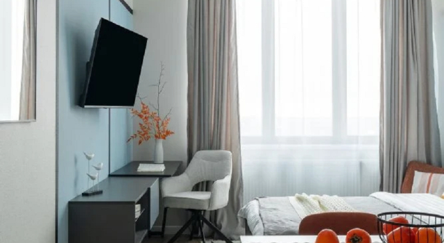Квартира студия EasyGuest с видом на город м. Свиблово