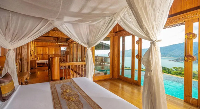 Вилла Pool Royal Grand с видом на море Курортный отель Santhiya Koh Phangan Resort & Spa