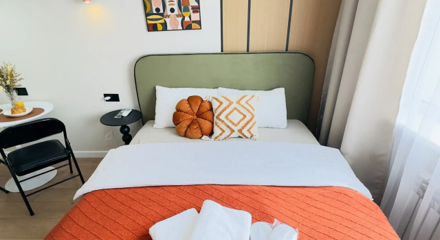 Studiya Jana Qainar Flat, Rezervasyon Daire Almatı ucuz oteller