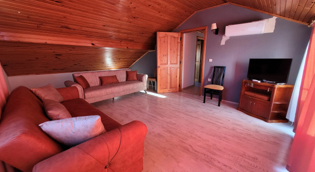 Апартаменты Comfort с балконом и с видом на море Гостевой Дом Cetin Pansiyon