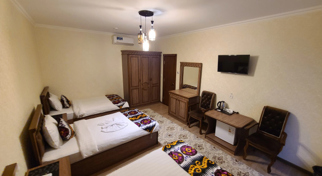 Luxo quarto Hotel Qal'a Bukhara