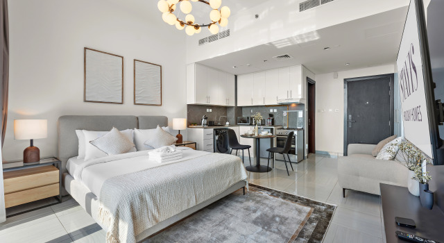Апартаменты Stayis- Brand New Stylish Suite Studio apartment Dubai