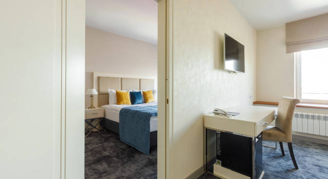 2 soveværelser i juniorsuite Semashko Apart-Hotel