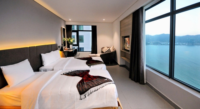 Двухместный номер Premium с красивым видом из окна Anrizon Hotel Nha Trang