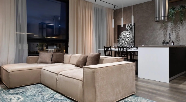 Апартаменты Охта Grand Apart, Забронировать Апартаменты/квартира Отели Мистолово с парковкой, рядом с Бугель 1 (верхняя), Парковка