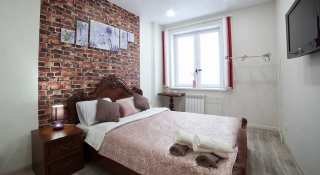 Two-room RusDom at Astor Shopping Center Apartments, Book Lejlighed Hoteller i Berdsk med parkering, Parkering