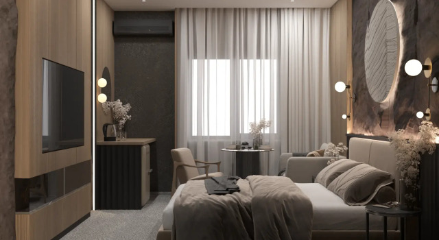 Двухместный номер Deluxe с видом на город Parmond SPA