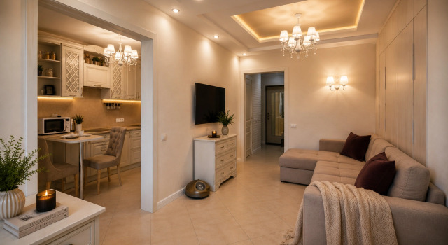 Uyutnaya Flat, Book Apartment UAO Area Moscow, near Shipilovskaya
