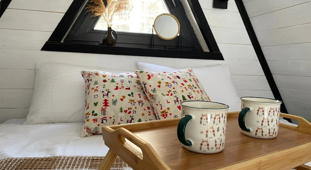 Paradise in a Hut House with view Ural Glamp Glamping