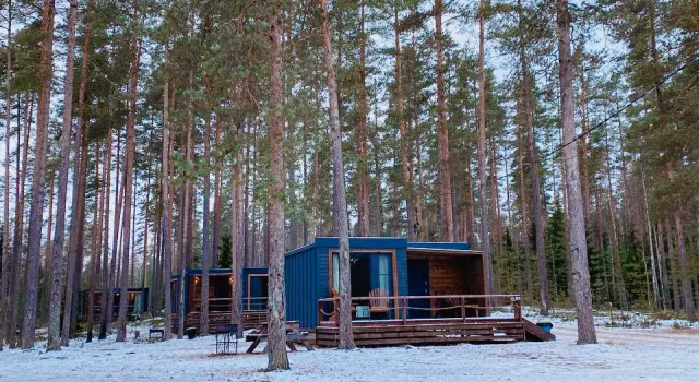 Дом Смарт с красивым видом из окна База отдыха Forest Lake