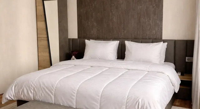 Студия с красивым видом из окна Гостевой дом Eva Apartments