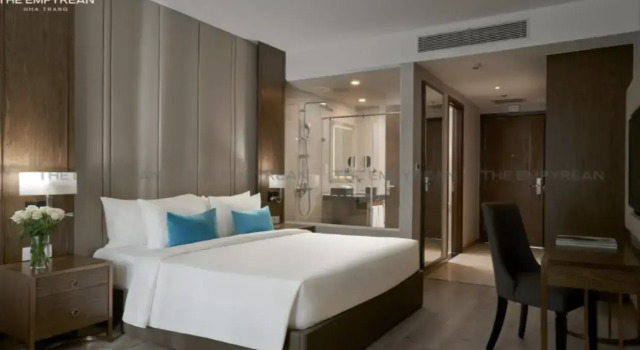 Двухместный номер Deluxe с видом на океан Отель The Empyrean Nha Trang