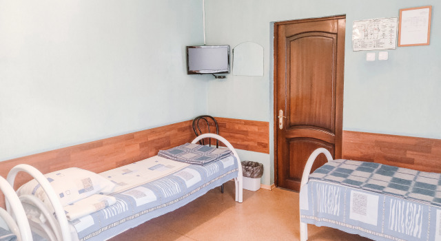 Кровать в общем номере Мини-отель Smart Hotel Томск