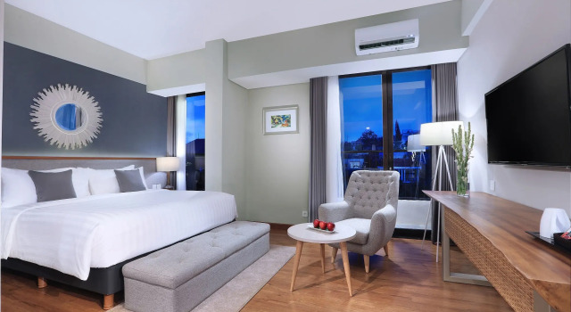 Deluxe double chambre avec balcon et Avec vue Aston Inn Batu - Malang