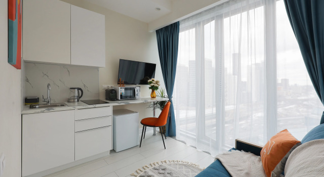 Full Haus 19-2 na 19 etazhe OKO Tauers Moskva Siti Apartments, Prenota Appartamento CAO Area Mosca, vicino a Centro commerciale AFIMALL