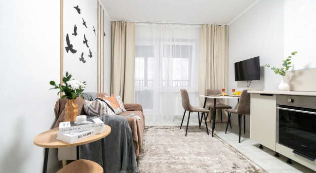 Odnokomnatnaya LaylaTov v ZHK Zelenaya Vertikal' na Metro Lesoparkovaya Flat, Rezervovat Apartmán  , poblíž Lesoparkovaya Metro Station