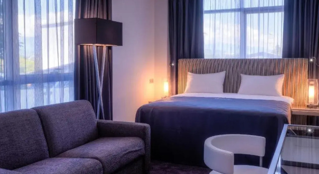 Двухместный номер Comfort c 1 комнатой с видом на город Отель Бутик-отель «Адриано»