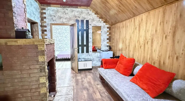 Трёхместный люкс с балконом и с видом на горы Курортный отель Къуанч