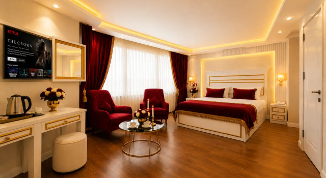 Двухместный номер Deluxe с видом на море Ayasofya Hotel - Special Class
