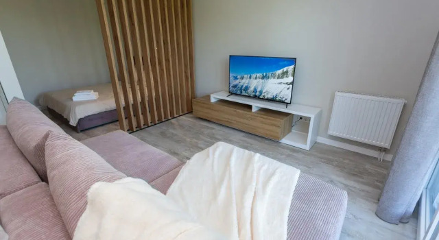 Двухместные апартаменты Comfort с балконом и с красивым видом из окна Апартаменты Балтийская Магнолия SPA Бассейн