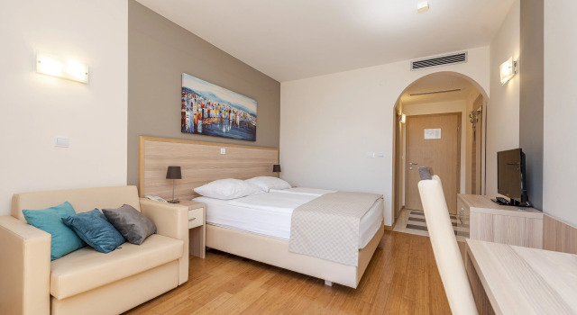 Двухместный номер Deluxe с балконом и с видом на море Отель Villa MiraMar