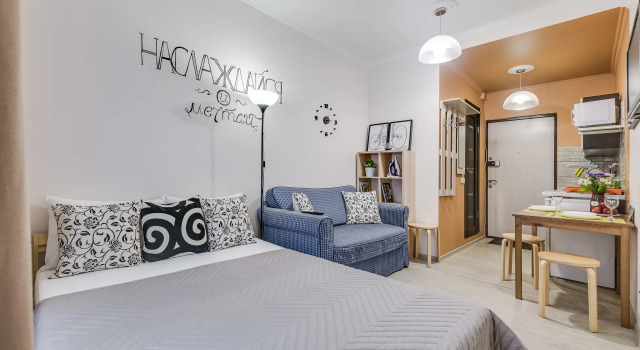 Norke Finskij Uluchshennaya Studiya Apartments, Rezervovat Apartmán Kalininskiy district Petrohrad, poblíž Ploshchad Lenina Metro Station