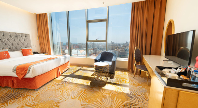 Standard Double room with view فندق وهج بوليفارد Wahaj Boulevard Hotel