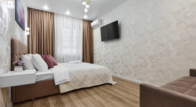 Квартира 1к 40 м² 2 Кровати, Забронировать Апартаменты/квартира Краснодар Краснодарский край
