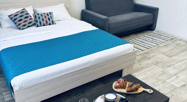 Myata Apartments, Boek Appartement Hotels in Magnitogorsk met parkeren, Parkeren