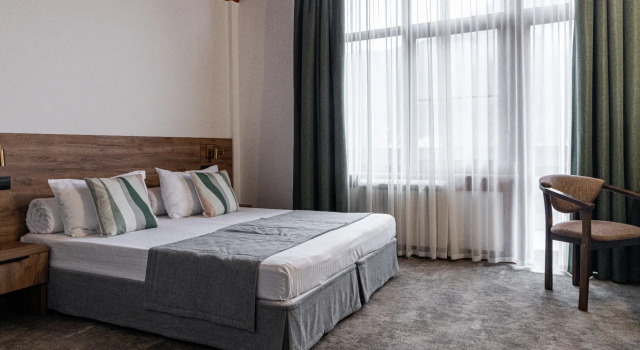 Двухместный номер Comfort с балконом и с красивым видом из окна Гостевой дом Велья